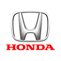 Логотип Honda и автомобили бренда на фоне, Казань, авторазбор