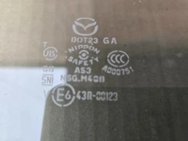 Стекло двери mazda cx-5 1 ke 2015-2017 задн. прав.