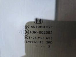 Стекло двери honda crv 4 rm 2012-2018 задн. прав.